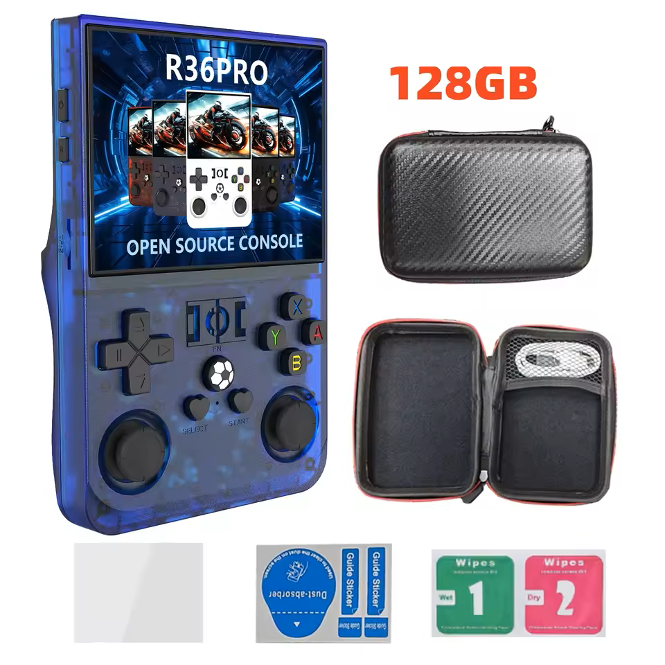 Consola R36 PRO con mas de 22,000 juegos.