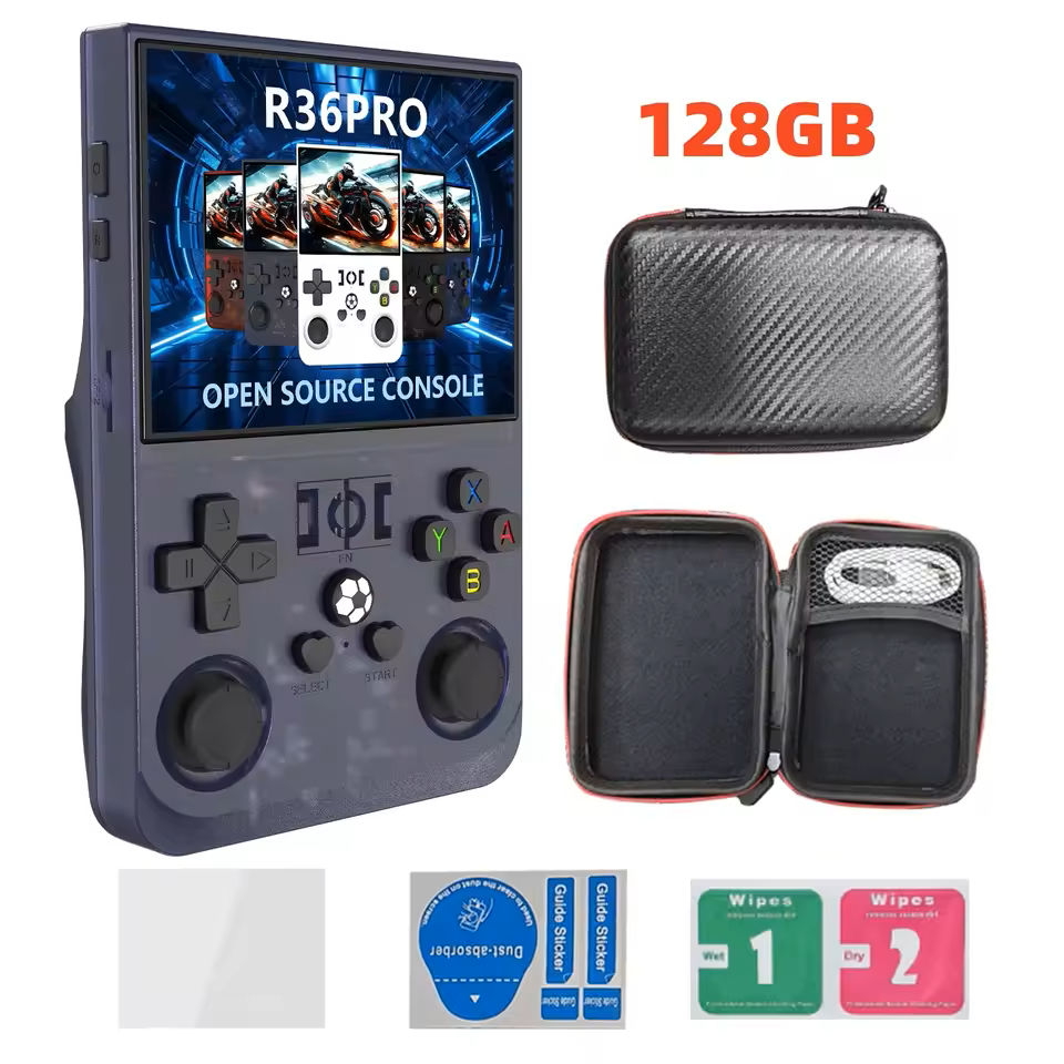 Consola R36 PRO con mas de 22,000 juegos.